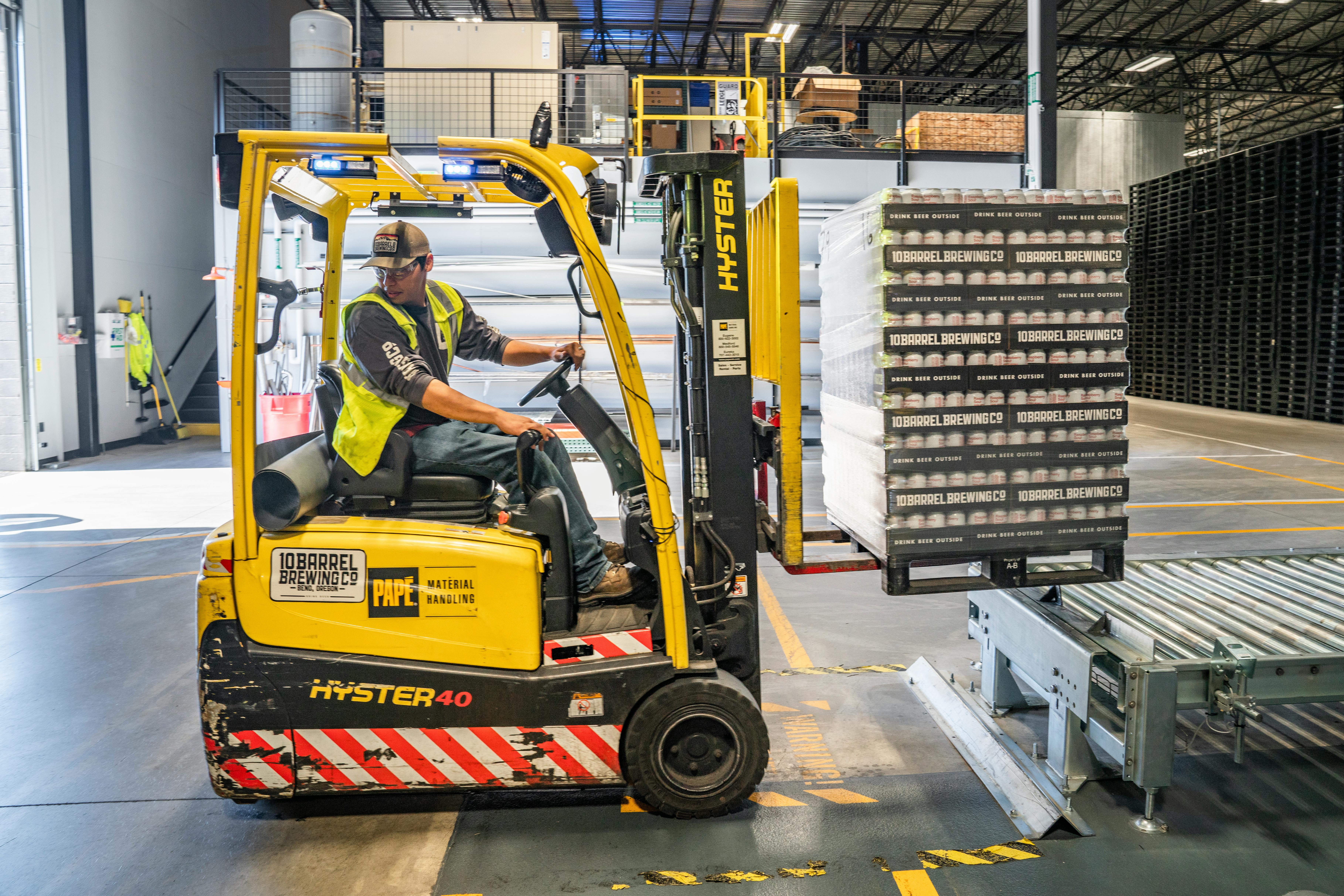 Warehouse workers and logistics staff at a distribution centre in Durban KwaZulu-Natal
